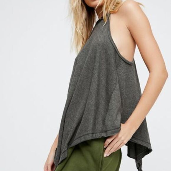 Free People asymmetrical Twin Peaks tank XS - Picture 1 of 8